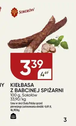 Chata Polska Kiełbasa Sokołów oferta