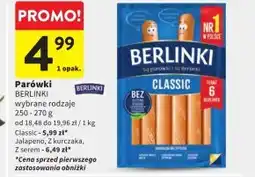 Intermarche Parówki Berlinki oferta