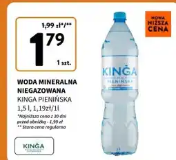 Intermarche Woda niegazowana Kinga Pienińska oferta