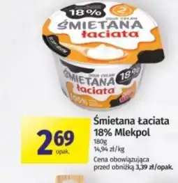 Społem Śmietana Mlekpol oferta