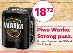Społem Piwo Warka Strong oferta