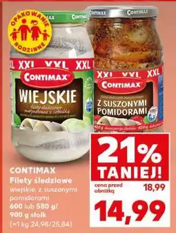 Kaufland CONTIMAX Filety śledziowe wiejskie, z suszonymi pomidorami oferta