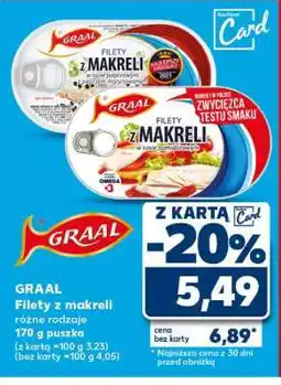 Kaufland GRAAL Filety z makreli oferta