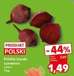 Kaufland Polskie buraki czerwone luzem 1 kg oferta