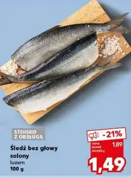 Kaufland Śledź bez głowy solony oferta