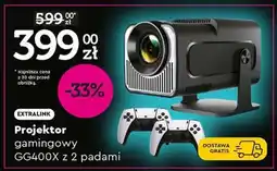 Biedronka Projektor gamingowy GG400X z 2 padami oferta