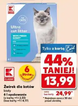 Kaufland Żwirek dla kotów oferta