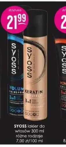 Jaśmin SYOSS lakier do włosów oferta