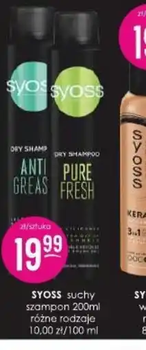 Jaśmin SYOSS suchy szampon oferta