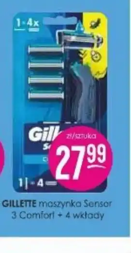 Jaśmin GILLETTE maszynka Sensor oferta