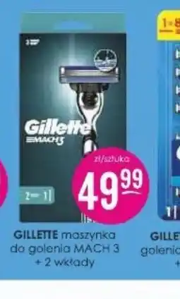 Jaśmin GILLETTE maszynka do golenia MACH 3 oferta
