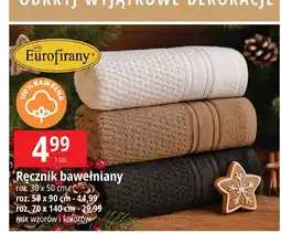 E.Leclerc Ręcznik bawełniany 70 x 140 cm Eurofirany oferta