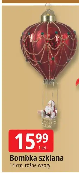 E.Leclerc Bombka szklana 14 cm oferta