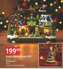 E.Leclerc Scena zimowa dom led 39 cm oferta