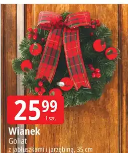 E.Leclerc Wianek dekorowany 35 cm Goliat oferta