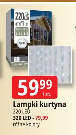 E.Leclerc Kurtyna 220 led biały oferta