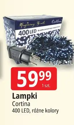 E.Leclerc Lampki choinkowe 400 led zimny biały Cortina oferta