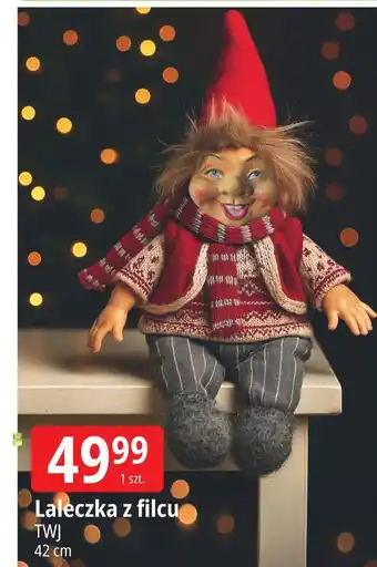 E.Leclerc Laleczka z filcu 42 cm Twj oferta