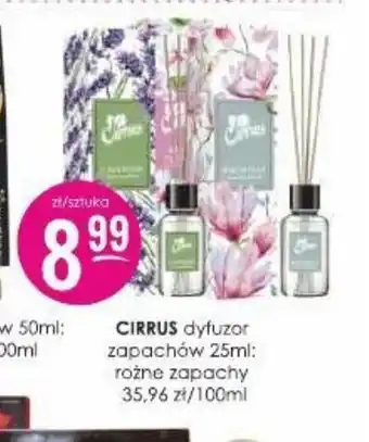 Jaśmin CIRRUS dyfuzor zapachów oferta