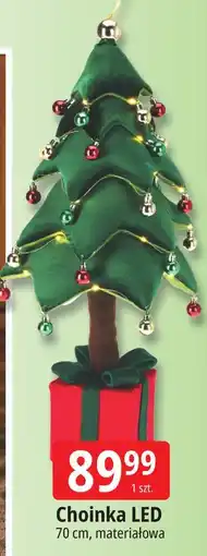 E.Leclerc Choinka led materiałowa 70 cm oferta