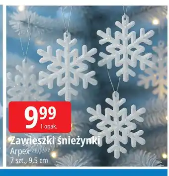 E.Leclerc Zawieszki śnieżynki 9.5 cm Arpex oferta