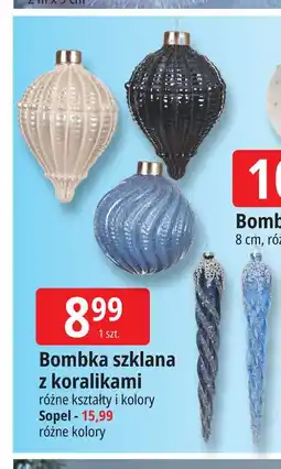 E.Leclerc Bombka szklana z koralikami oferta