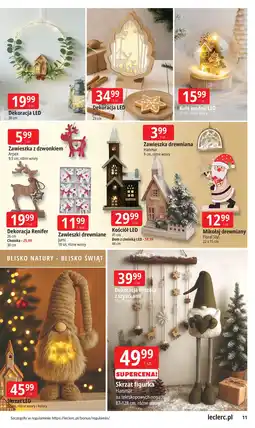 E.Leclerc Choinka dekoracja 30 cm oferta