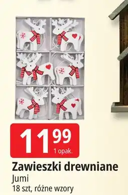 E.Leclerc Zawieszki drewniane renifer Jumi oferta