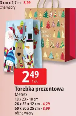 E.Leclerc Torebka prezentowa 50 x 25 cm Metrex oferta