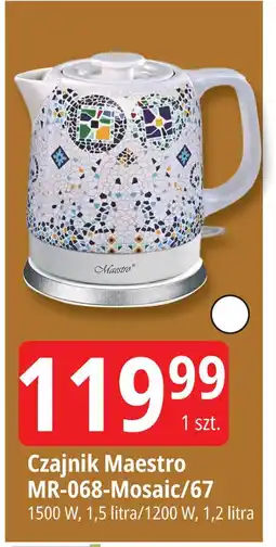 E.Leclerc Czajnik spl-mr 067 elektryczny ceramiczny 1,5 l Maestro oferta