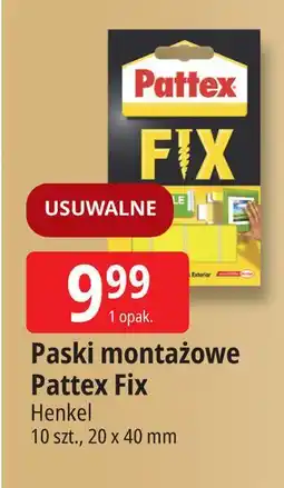 E.Leclerc Paski montażowe usuwalne Pattex Fix oferta