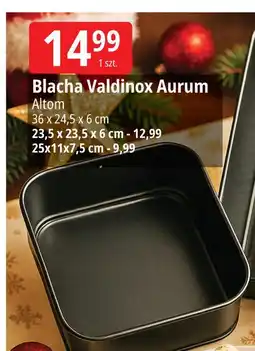 E.Leclerc Blacha aurum 25 x 11 7.5 cm Valdinox oferta