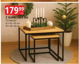 E.Leclerc Stoliki kawowe tora 45 cm + 50 Ts Interior oferta