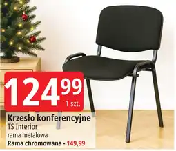 E.Leclerc Krzesło konferencyjne rama chromowana Ts Interior oferta