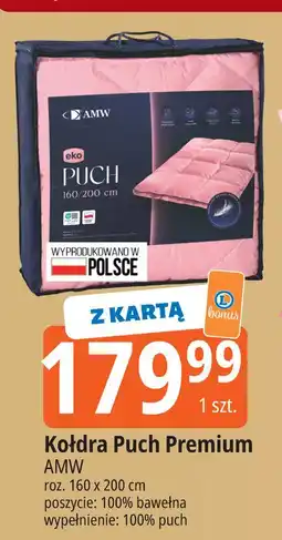 E.Leclerc Kołdra puchowa 160 x 200 cm Amw oferta