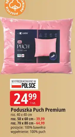 E.Leclerc Poduszka puch premium 70 x 80 cm Amw oferta