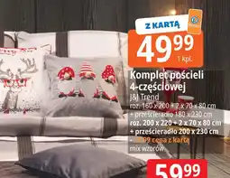 E.Leclerc Komplet pościeli 220 x 200 cm + 2 70 80 prześcieradło 230 J&J Trend oferta