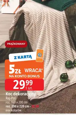 E.Leclerc Koc dekoracyjny 200 x 220 cm Raj-Pol oferta