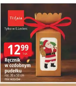 E.Leclerc Ręcznik w ozdobnym pudełku 30 x 50 cm Tissaia oferta