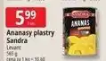 E.Leclerc Ananas plastry Sandra oferta