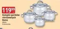 E.Leclerc Komplet garnków nierdzewnych remo Altom oferta