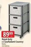 E.Leclerc Regał z 3 szufladami country Rotho oferta