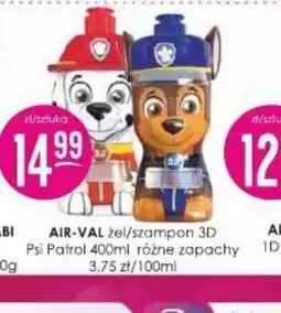 Jaśmin AIR-VAL żel/szampon 3D Psi Patrol oferta