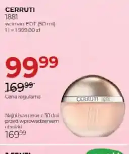 Jawa Drogerie CERRUTI 1881 oferta