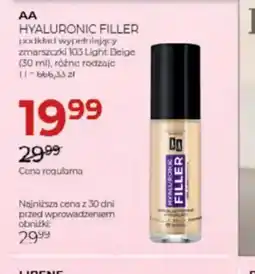 Jawa Drogerie AA HYALURONIC FILLER oferta