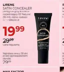 Jawa Drogerie LIRENE SATIN CONCEALER oferta