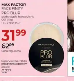 Jawa Drogerie MAX FACTOR FACE FINITY PRO BLUR oferta