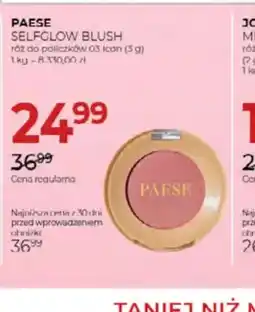 Jawa Drogerie PAESE SELFGLOW BLUSH oferta
