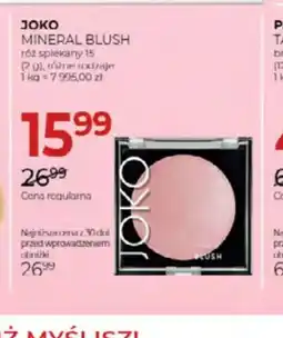 Jawa Drogerie JOKO MINERAL BLUSH oferta