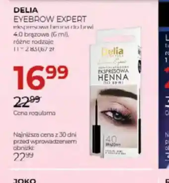 Jawa Drogerie DELIA EYEBROW EXPERT oferta